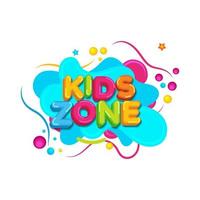 Kids Title Event Vector icon design