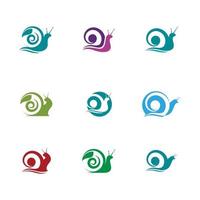 Snail Vector icon design illustration