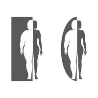 Body mass index vector illustration