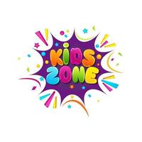 Kids Title Event Vector icon design