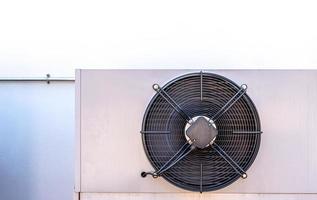 Air Conditioner Compressor Unit installed outdoor photo