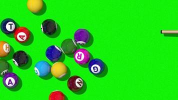 obrigado por assistir a renderização em 3d de bolas de bilhar, 8 ball pool, outro video