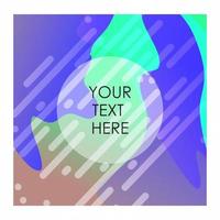 Colorful background with typography vector