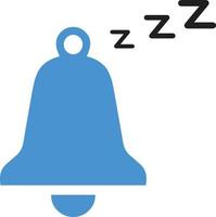 icono de alarma de tiempo de sueño. icono de dormir. diseño de icono para dormir vector