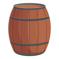 Barrel icon cartoon vector. Wine cellar vector