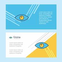 Eye abstract corporate business banner template horizontal advertising business banner vector