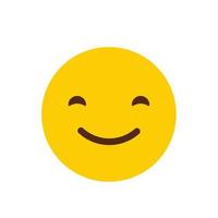 Smile emoji icon design vector