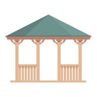 City pergola icon cartoon vector. Wedding house vector