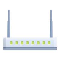 Wifi modem hardware icon, cartoon style vector