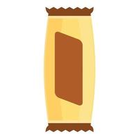 Food snack bar icon, cartoon style vector