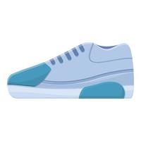 Icono de zapatillas Nike, estilo de dibujos animados vector