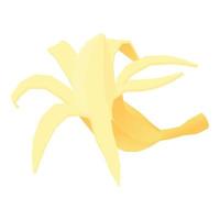 Exotic banana icon, isometric style vector