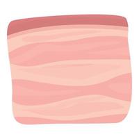 Supermarket lard icon cartoon vector. Pork meat vector