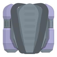 Jetpack icon cartoon vector. Jet boost vector