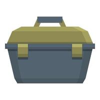 Kit box icon cartoon vector. Construction tool vector