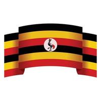 uganda héroes icono vector de dibujos animados. día de la Bandera