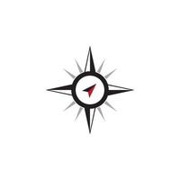 Compass icon and symbol vector template