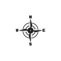 Compass icon and symbol vector template