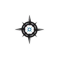 Compass icon and symbol vector template