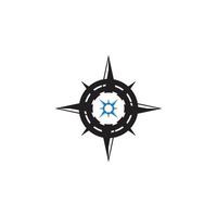 Compass icon and symbol vector template