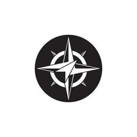 Compass icon and symbol vector template