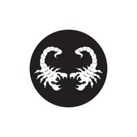 Scorpio Icon and symbol vector template