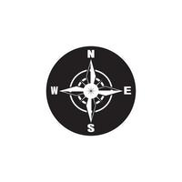 Compass icon and symbol vector template