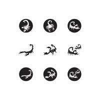 Scorpio Icon and symbol vector template