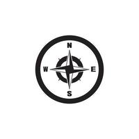 Compass icon and symbol vector template