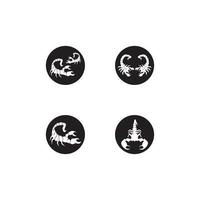 Scorpio Icon and symbol vector template