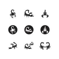 Scorpio Icon and symbol vector template