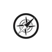 Compass icon and symbol vector template