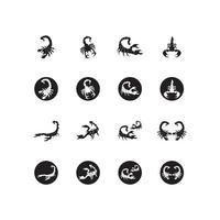 Scorpio Icon and symbol vector template