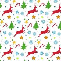 colourful Christmas pattern design background vector