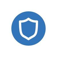 Trust Wallet Token TWT icon isolated on white background. vector