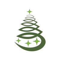 Cartoon Christmas tree vector