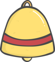 cloche de noël dessin animé doodle dessiné à la main png