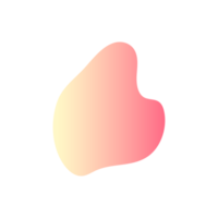 Abstract Shape in Gradient Color png