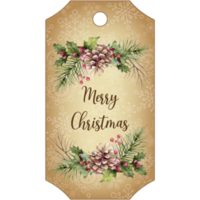 Christmas gift tags png