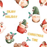 Natale seamless pattern png