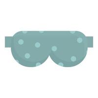 Travel sleeping mask icon cartoon vector. Airplane sleep vector