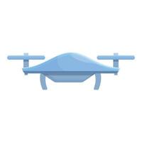 Drone technology aerial icon, cartoon style vector