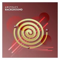 Abstract line background with brown background vector