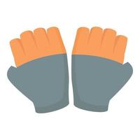 Short sport glove icon cartoon vector. Safety protection vector