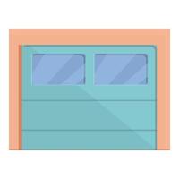 Sensor gate icon, cartoon and flat style vector