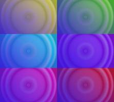 six sets of dark blue radial gradient abstract background. simple, minimal, modern and color style. yellow, green, purple, pink and red. use for homepage, backgdrop, wallpaper, cover banner or flyer vector