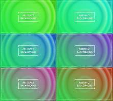 six sets of green radial gradient abstract background with frame. simple, shiny, modern and colorful design. blue, purple, pink and red. use for homepage, backgdrop, wallpaper, poster, banner or flyer