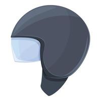 vector de dibujos animados de icono de casco de motociclista deportivo. parte guante