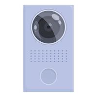 Wireless intercom icon cartoon vector. Video system vector