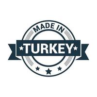 Turkey stamp design vector